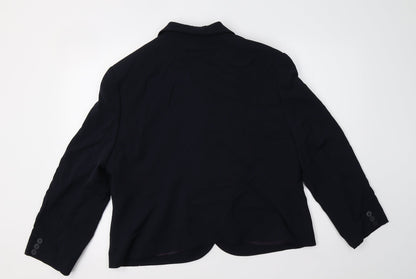 Womens UK Size 20 Wardrobe Regular Blue Blazer