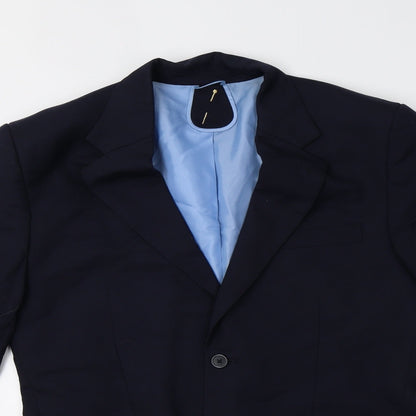 Mens UK Size L Preworn Regular Blue Suit Jacket