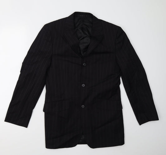 Mens UK Size M Preworn Regular Black Suit Jacket