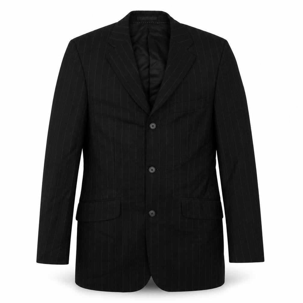 Mens UK Size M Preworn Regular Black Suit Jacket
