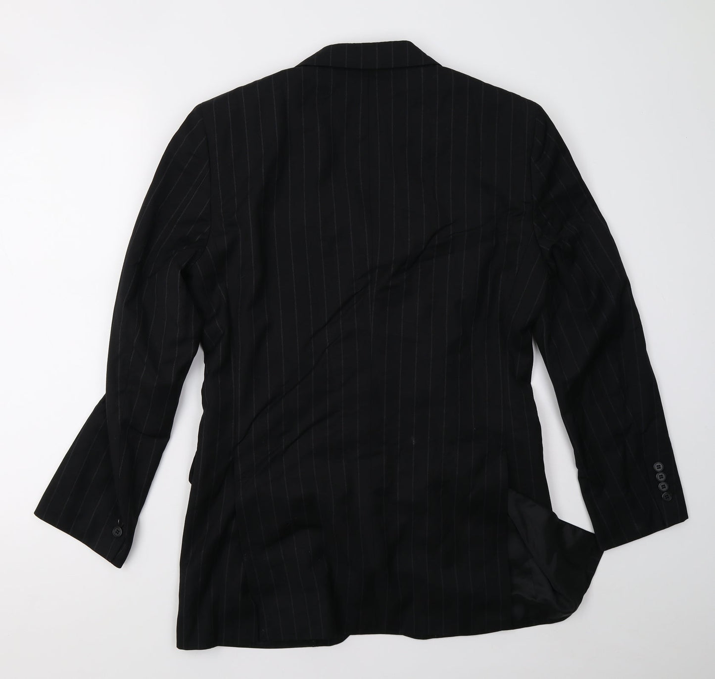 Mens UK Size M Preworn Regular Black Suit Jacket