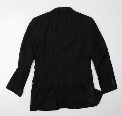 Mens UK Size M Preworn Regular Black Suit Jacket