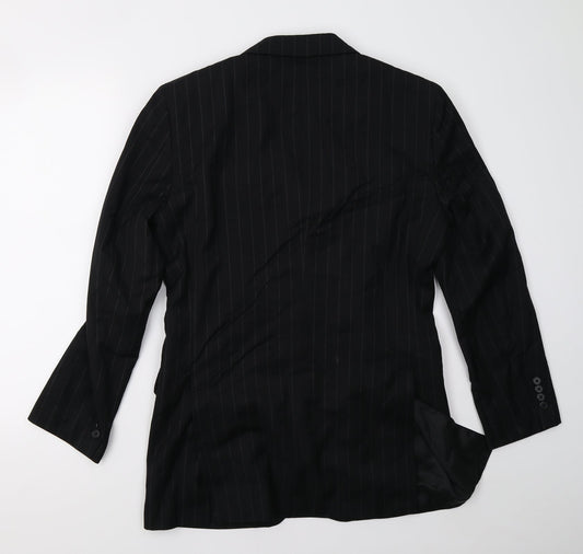 Mens UK Size M Preworn Regular Black Suit Jacket