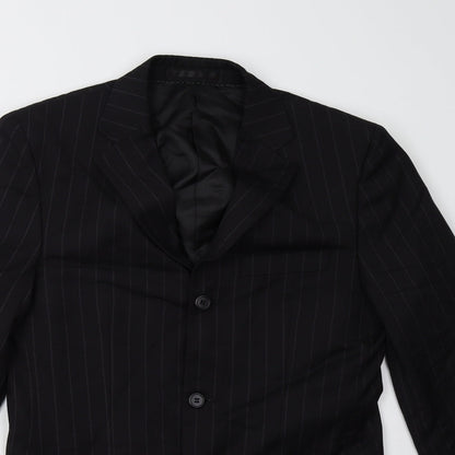 Mens UK Size M Preworn Regular Black Suit Jacket