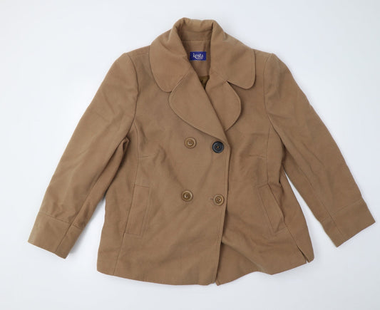 kesta london Womens Brown   Gilet Coat Size 18
