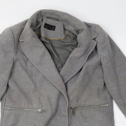 Womens UK Size 4 Topshop Grey Jacket