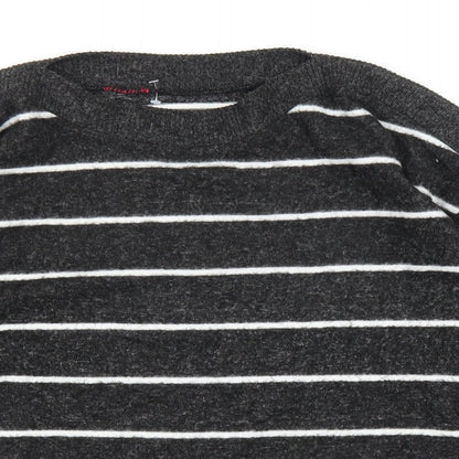 Womens UK Size L Preworn Grey Pullover Jumper