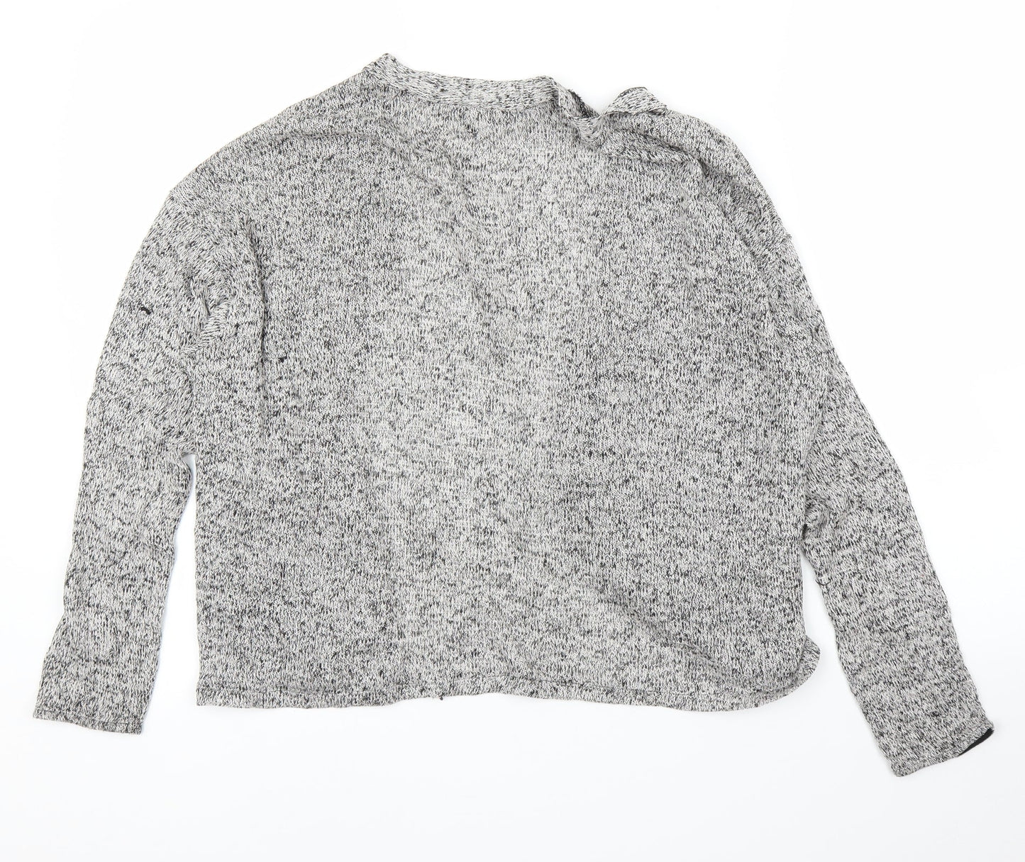 Womens UK Size M H&M Grey Cardigan Jumper