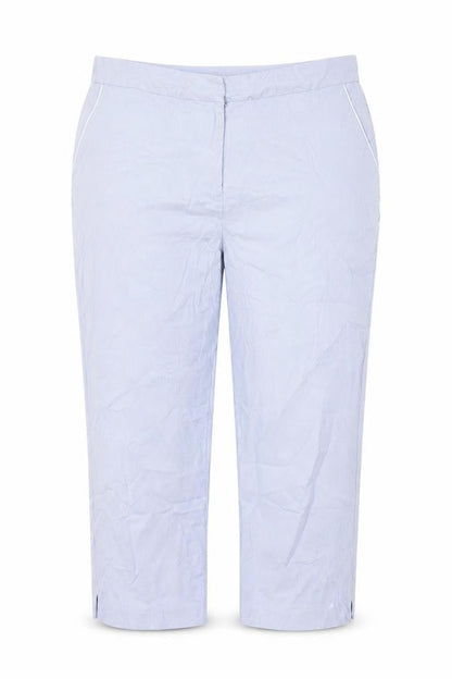 Papaya Womens Blue   Capri Trousers Size 16 L20 in