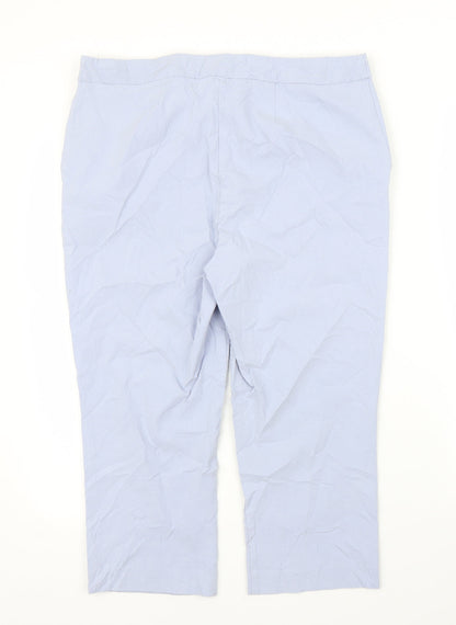 Papaya Mens Blue   Capri Trousers Size 16 L20 in