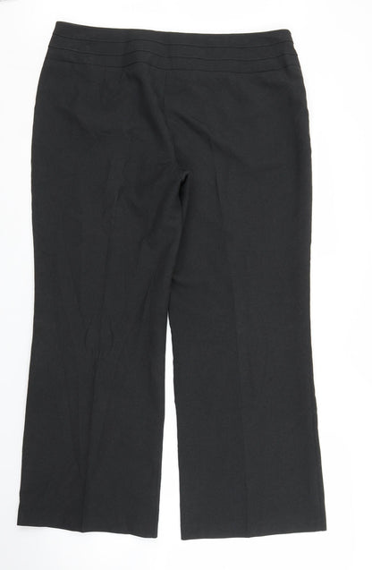 Womens UK Size 16 M&S Regular Fit  Grey Trousers