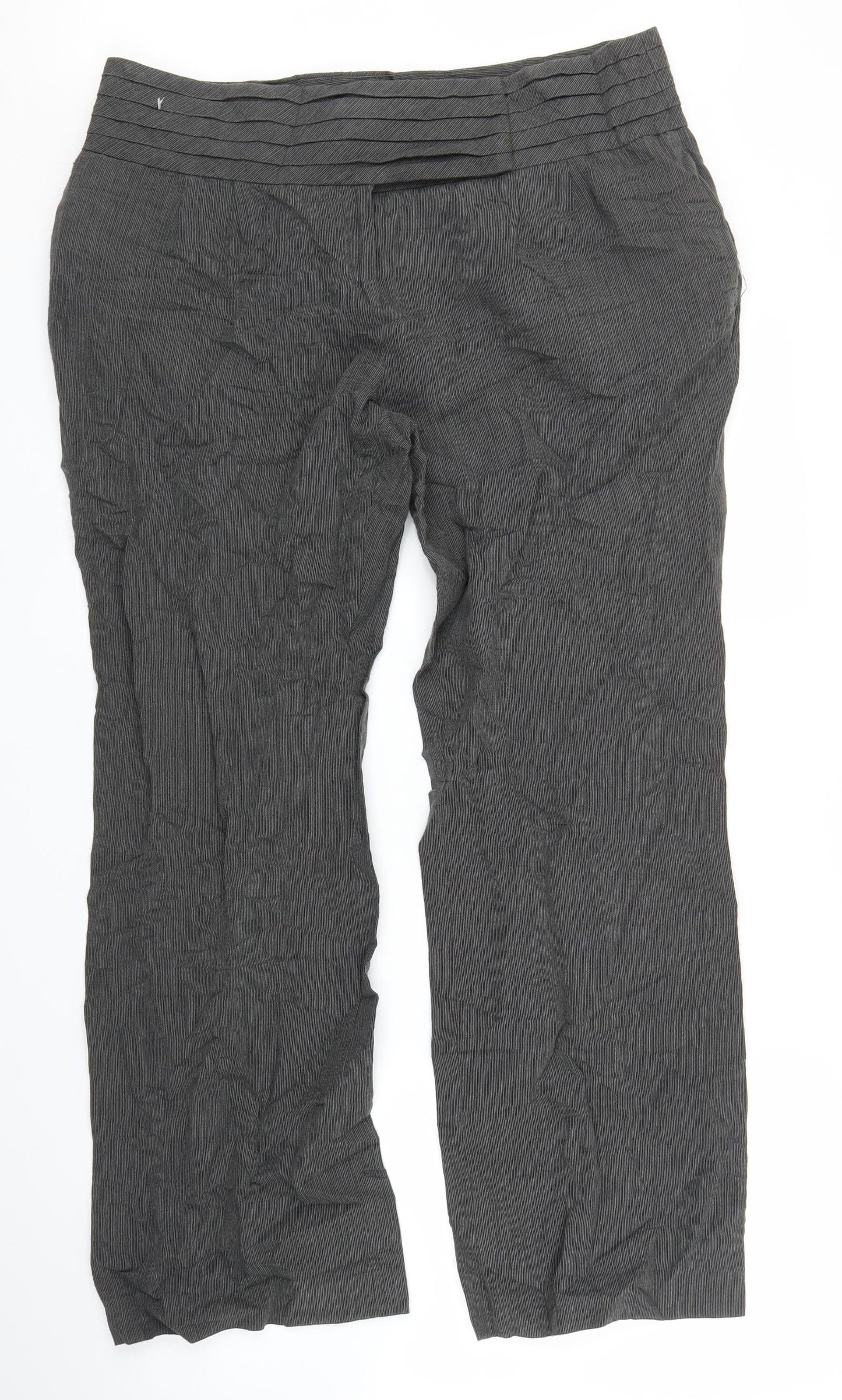 Womens UK Size 16 NEXT Regular Fit  Grey Trousers