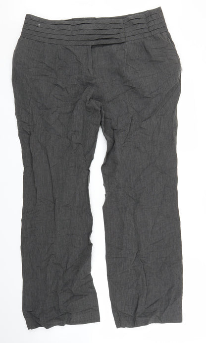 Womens UK Size 16 NEXT Regular Fit  Grey Trousers