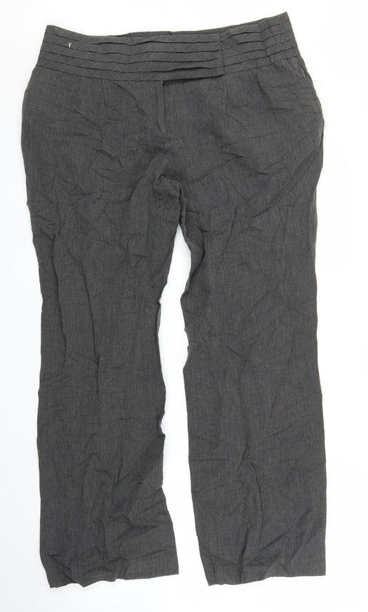 Womens UK Size 16 NEXT Regular Fit  Grey Trousers