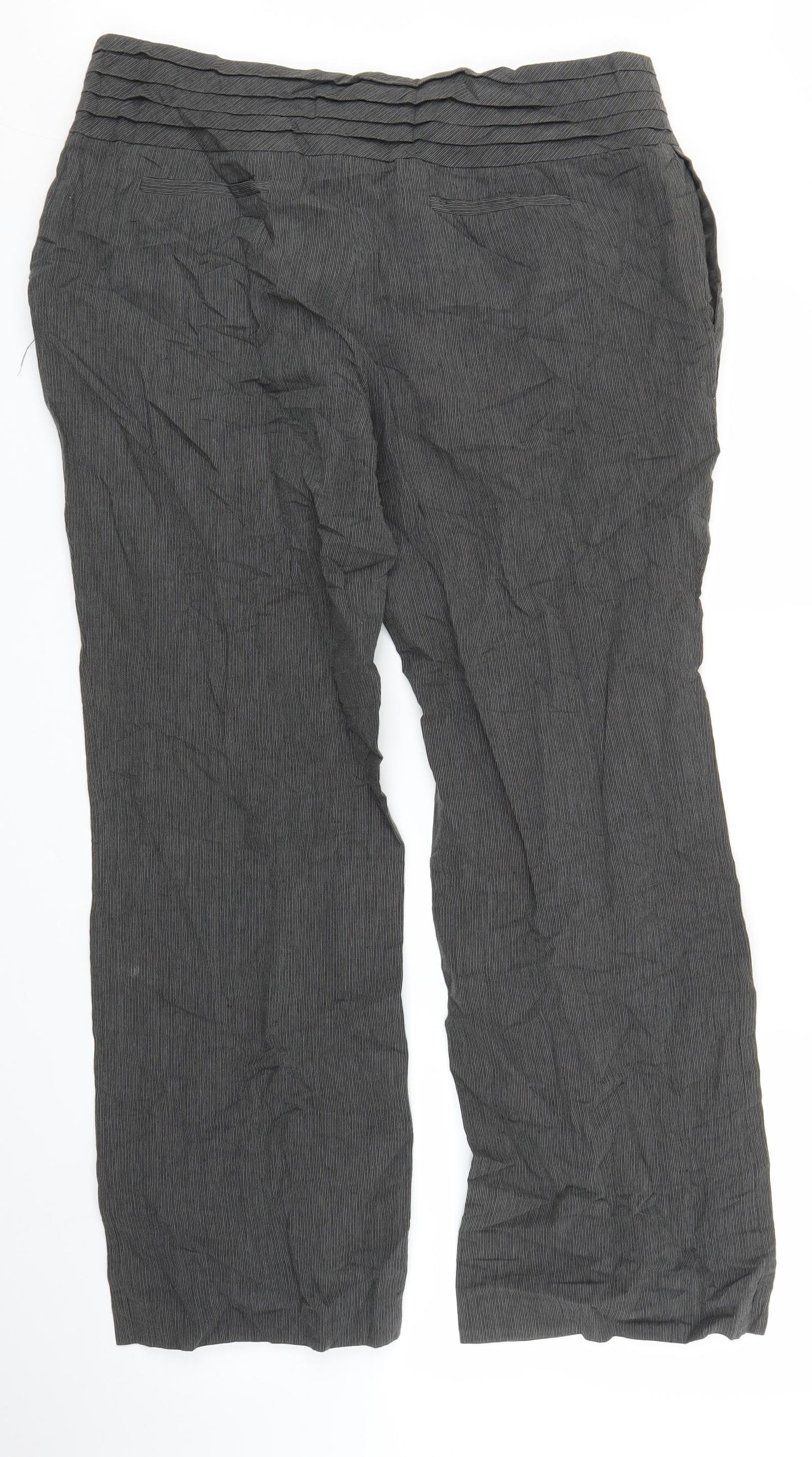 Womens UK Size 16 NEXT Regular Fit  Grey Trousers