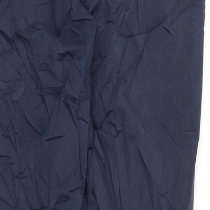 Womens UK Size 10 John Lewis Regular Fit Capri Blue Trousers