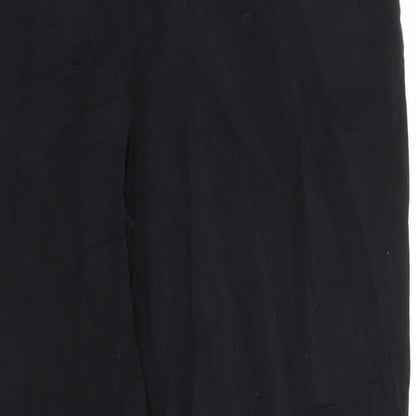 Womens UK Size 12 M&S Regular Fit  Black Trousers