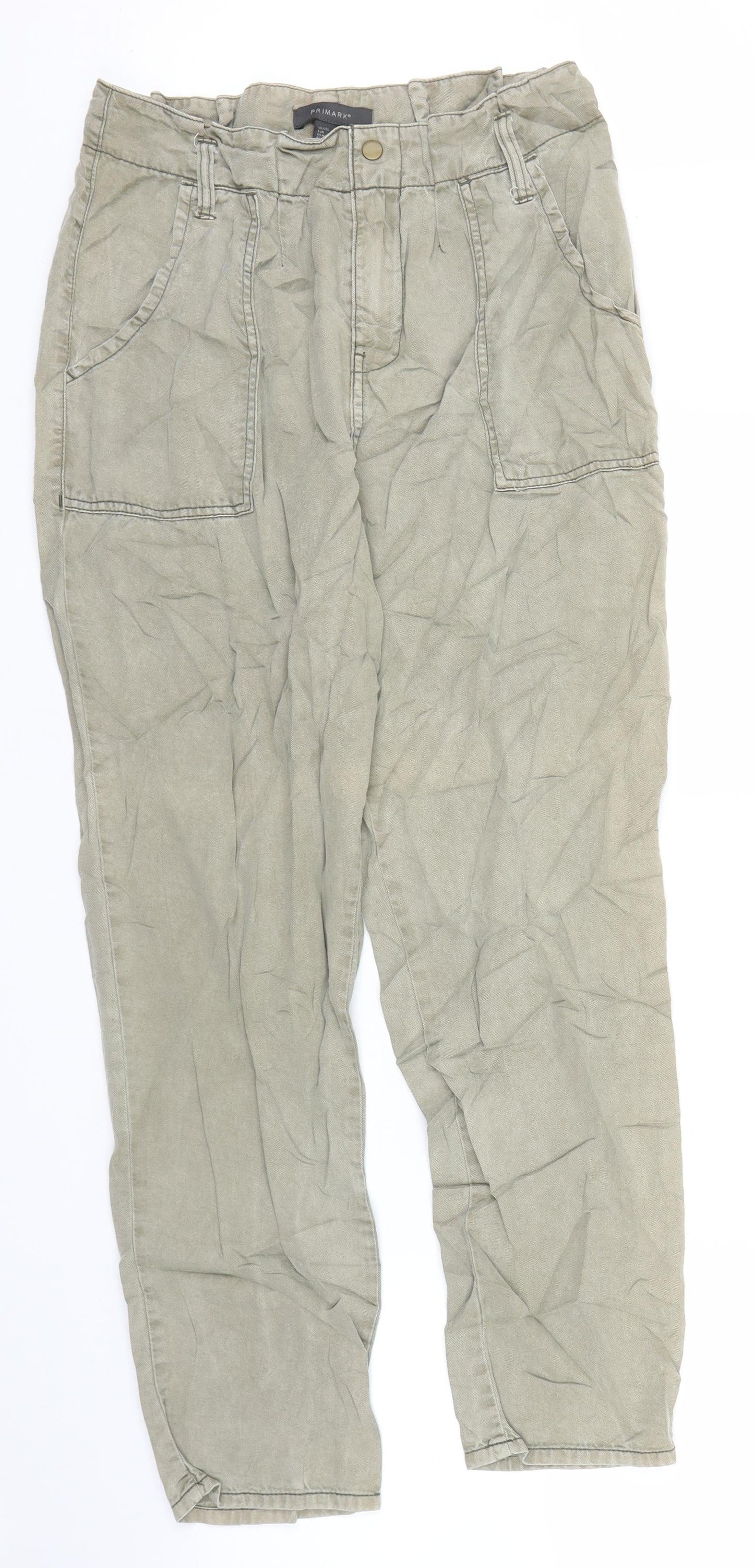 Primark Womens Green   Carpenter Trousers Size 12 L25 in