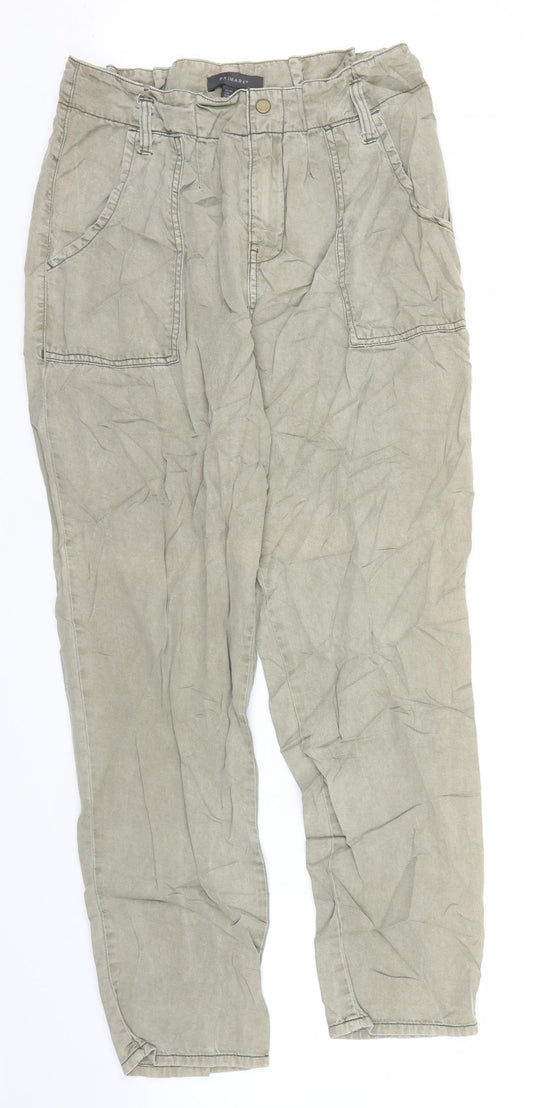 Primark Womens Green   Carpenter Trousers Size 12 L25 in