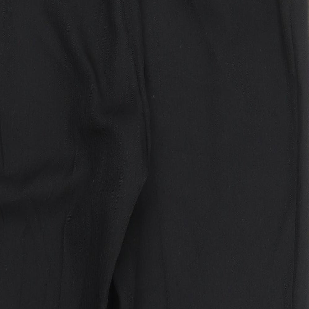 Womens UK Size 14 M&S Regular Fit  Black Trousers