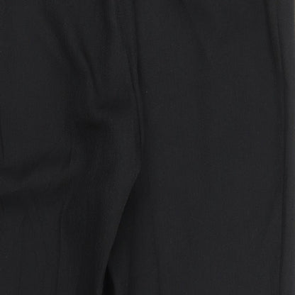 Womens UK Size 14 M&S Regular Fit  Black Trousers