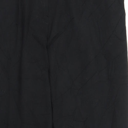 Womens UK Size 14 M&S Regular Fit  Black Trousers