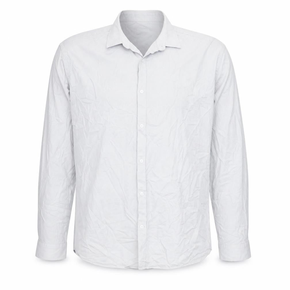 Mens UK Size 17 Limehouse Grey  Button-Up Long Sleeve Casual Shirt
