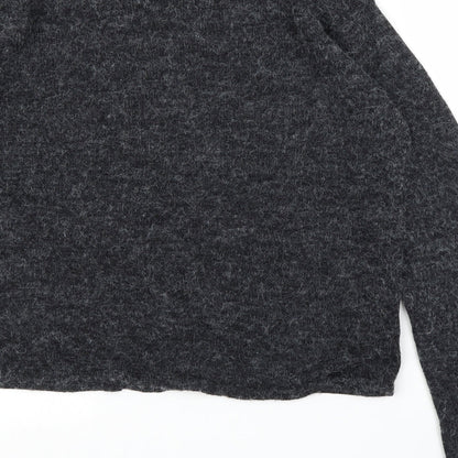 Womens UK Size M Preworn Grey Pullover Jumper