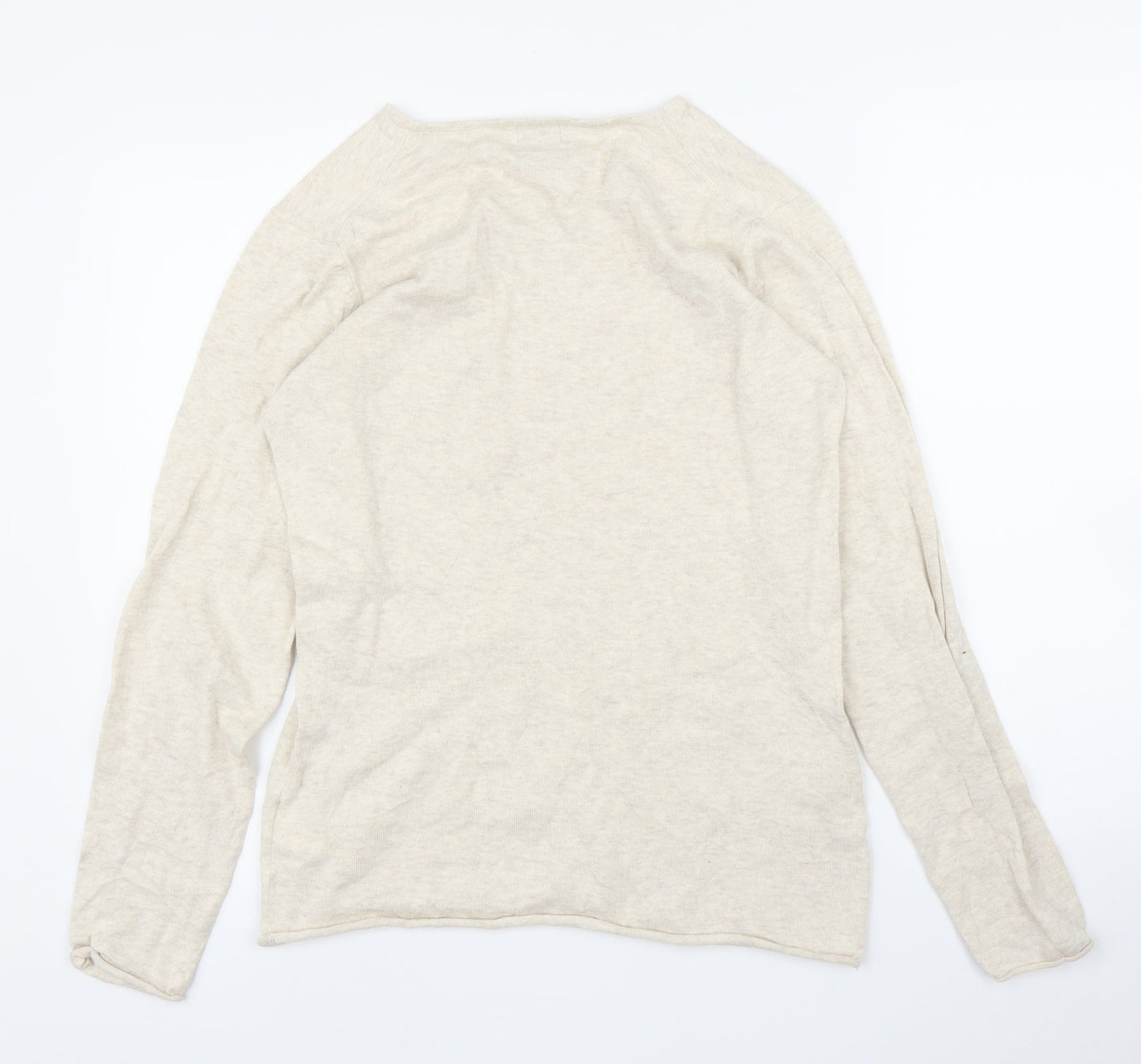 Womens UK Size M H&M Beige Pullover Jumper