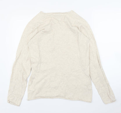 Womens UK Size M H&M Beige Pullover Jumper