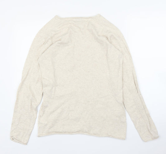 Womens UK Size M H&M Beige Pullover Jumper