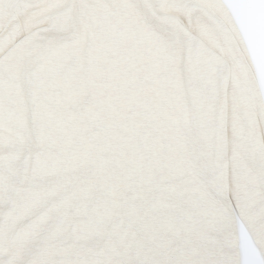 Womens UK Size M H&M Beige Pullover Jumper