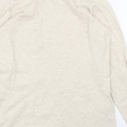 Womens UK Size M H&M Beige Pullover Jumper