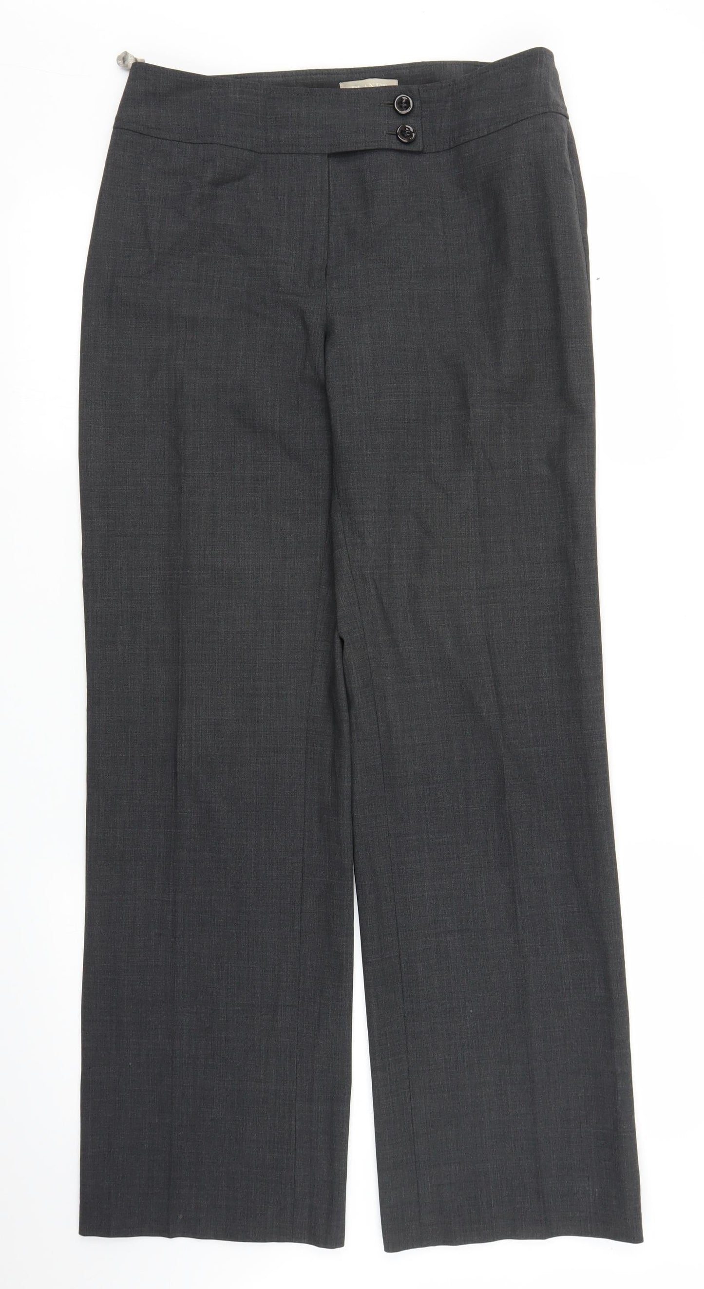 Womens UK Size 10 Planet Regular Fit  Grey Trousers