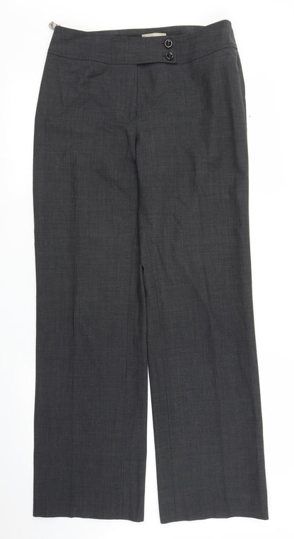 Womens UK Size 10 Planet Regular Fit  Grey Trousers