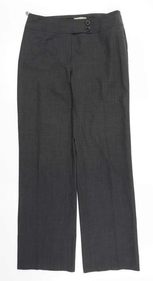 Womens UK Size 10 Planet Regular Fit  Grey Trousers