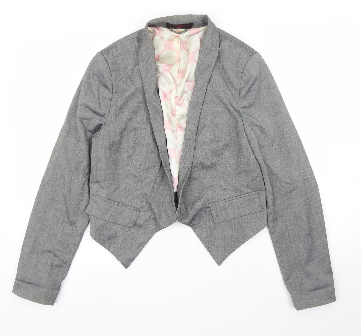 New Look Womens Grey   Jacket Blazer Size 14