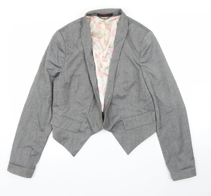 New Look Womens Grey   Jacket Blazer Size 14