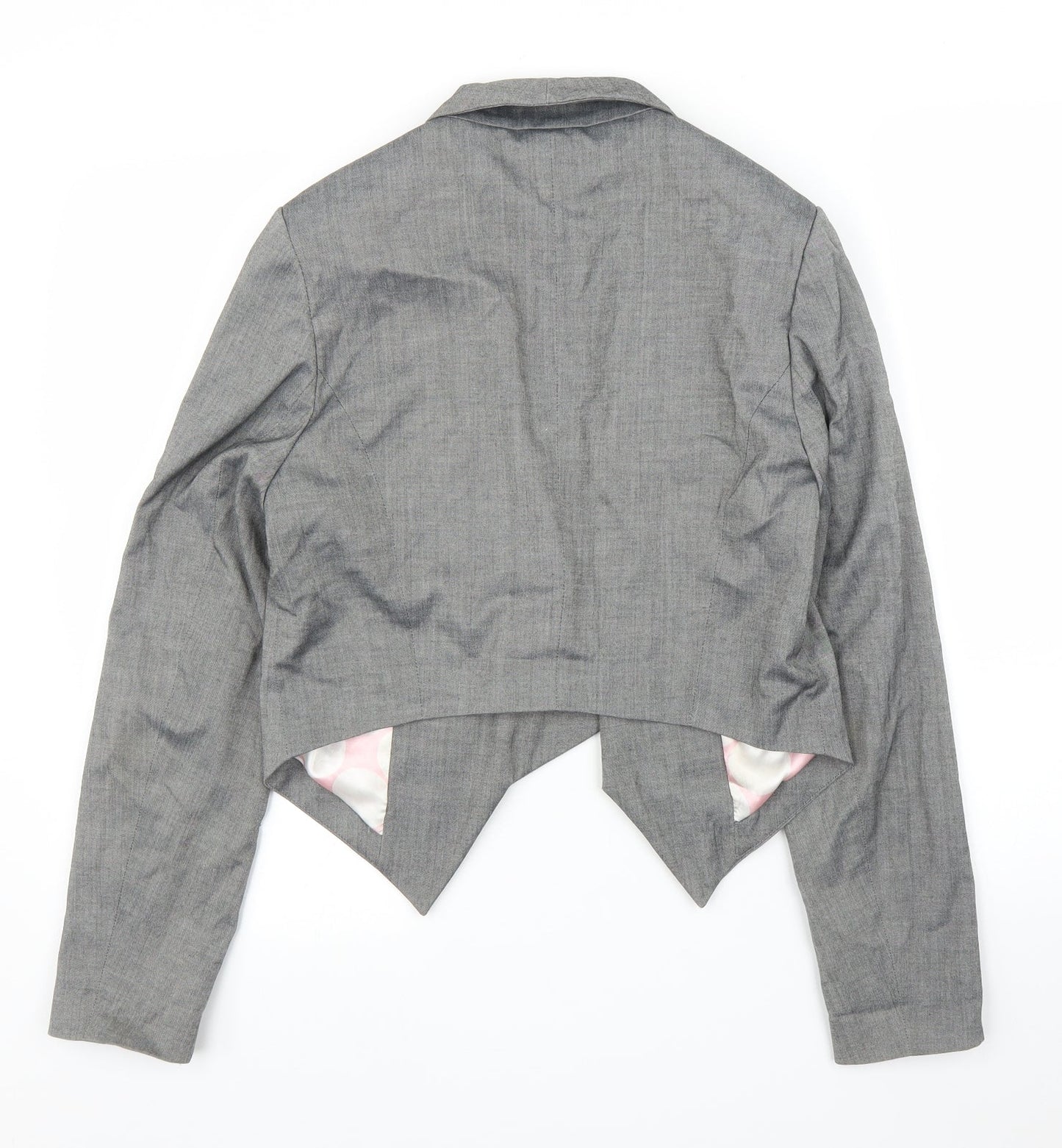 New Look Womens Grey   Jacket Blazer Size 14