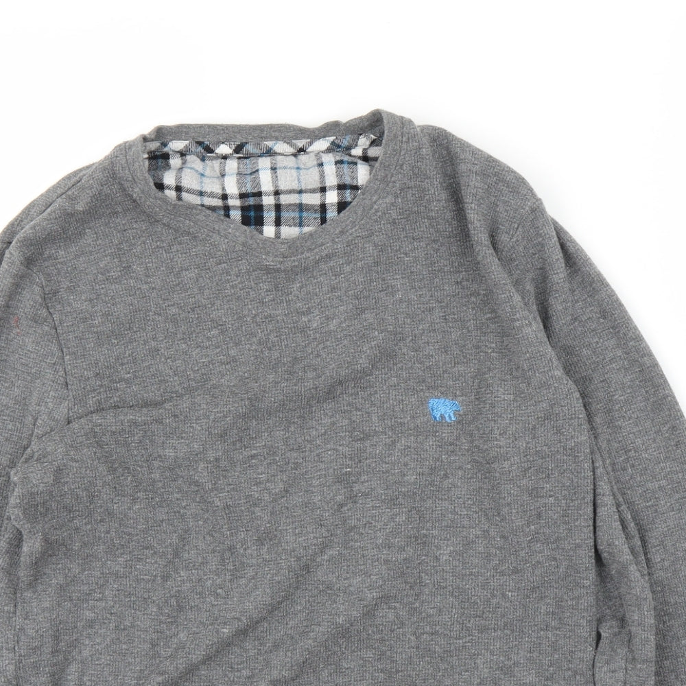 F&F Mens Grey   Pullover Jumper Size M