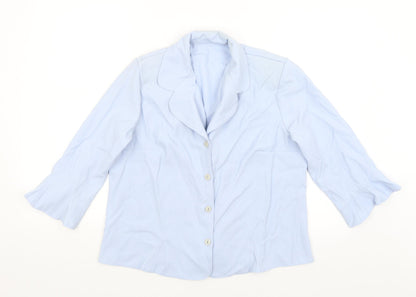 Preworn Womens Blue   Jacket Blazer Size 14