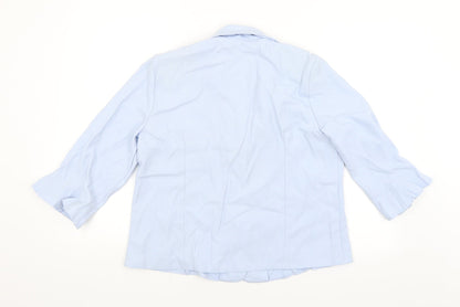 Preworn Womens Blue   Jacket Blazer Size 14