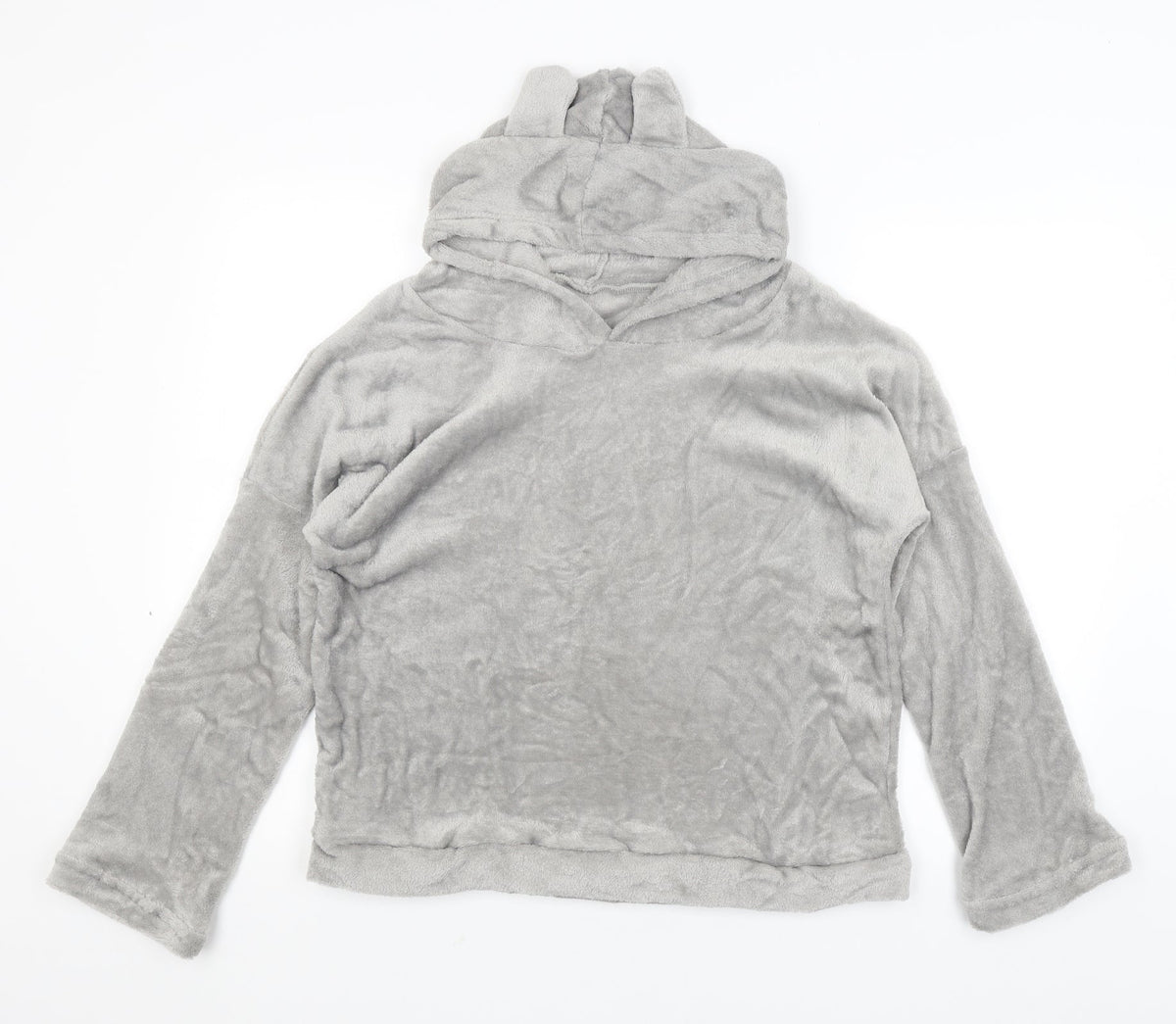 Womens Grey   Pullover Hoodie Size M