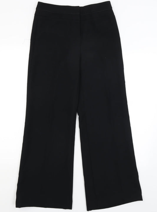Womens UK Size 8 NEXT Regular Fit Dress Pants Black Trousers