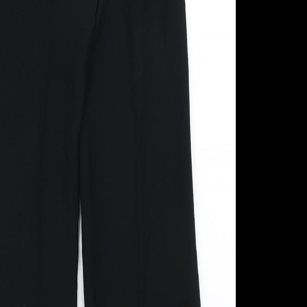 Womens UK Size 8 NEXT Regular Fit Dress Pants Black Trousers