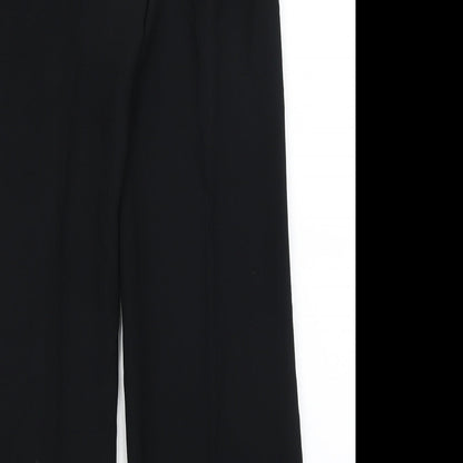 Womens UK Size 8 NEXT Regular Fit Dress Pants Black Trousers
