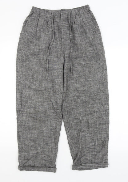 Womens UK Size S Light Before Dark Regular Fit  Grey Trousers