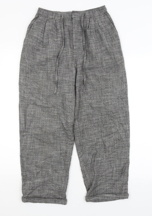 Womens UK Size S Light Before Dark Regular Fit  Grey Trousers