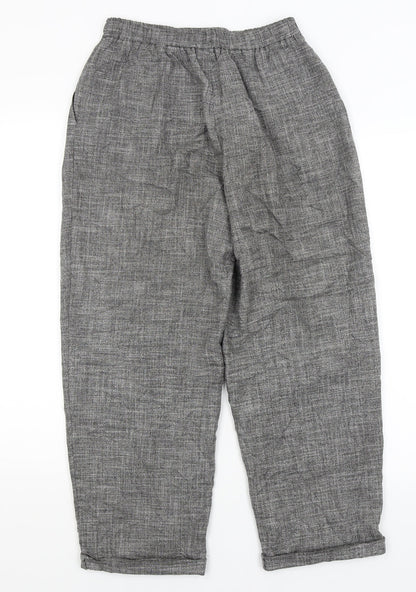 Womens UK Size S Light Before Dark Regular Fit  Grey Trousers