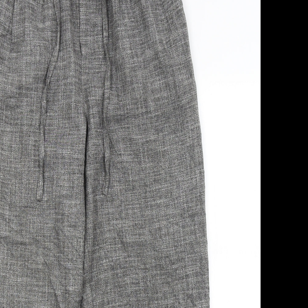 Womens UK Size S Light Before Dark Regular Fit  Grey Trousers